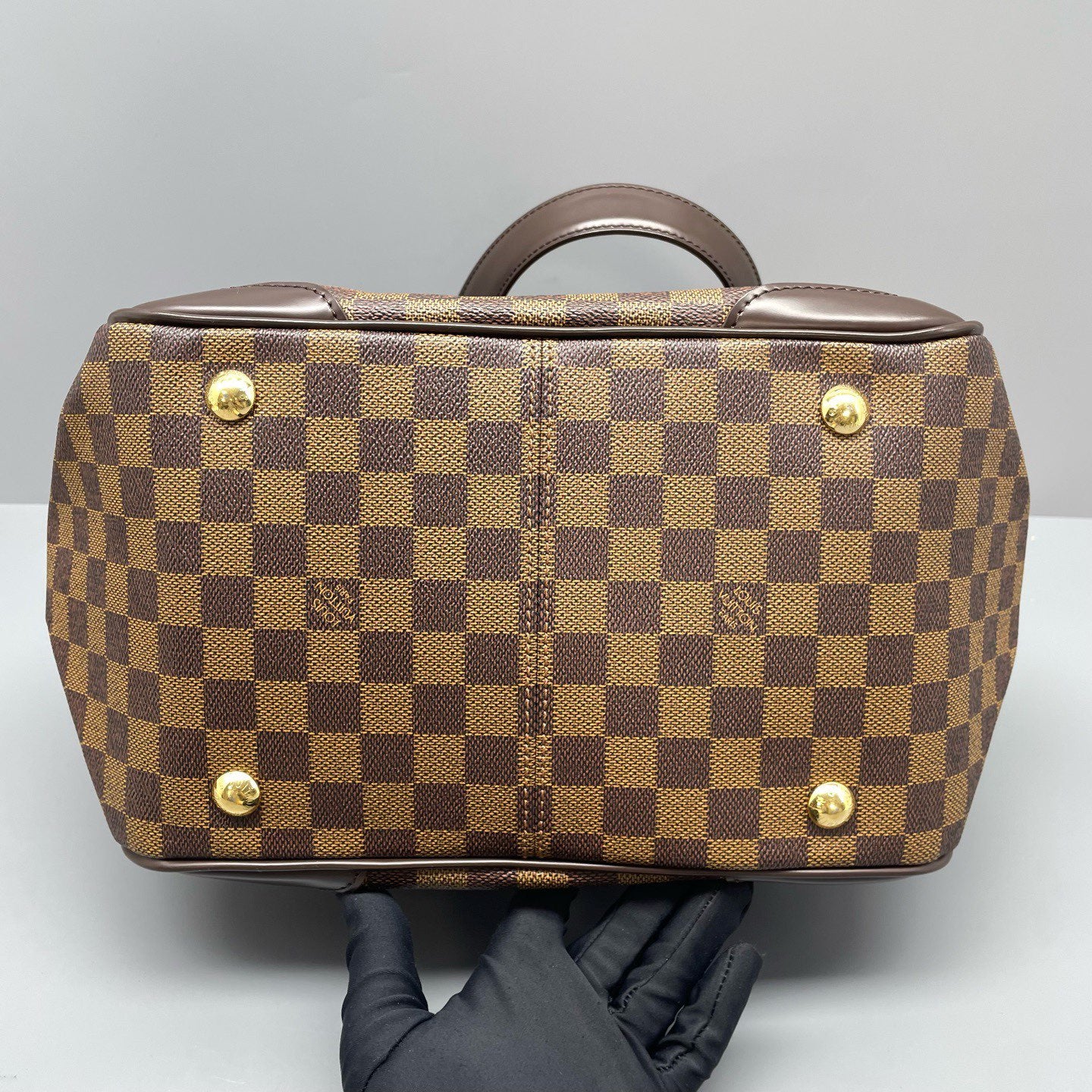 Louis Vuitton - Saleya - Damier Ebene coated canvas with leather trim - Brown - (medium)