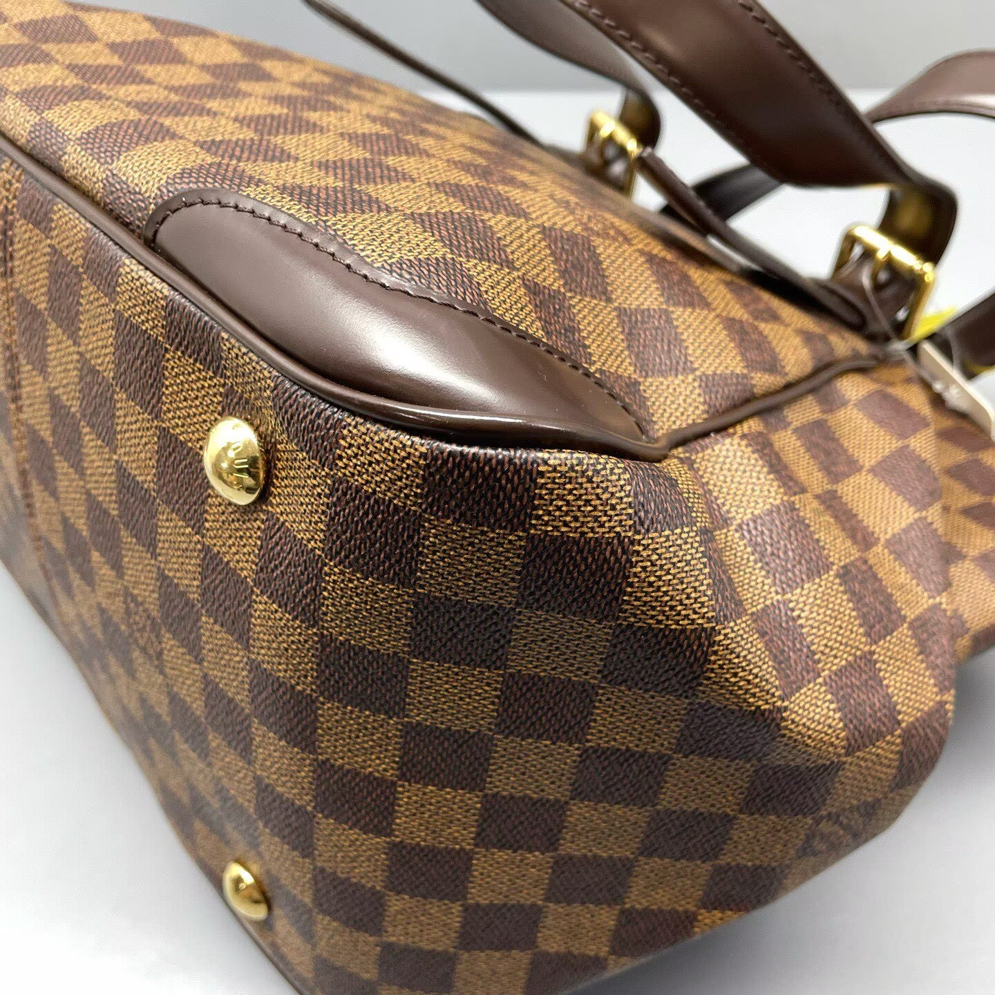 Louis Vuitton - Saleya - Damier Ebene coated canvas with leather trim - Brown - (medium)