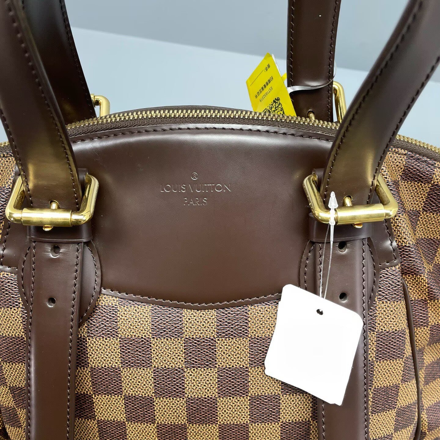 Louis Vuitton - Saleya - Damier Ebene coated canvas with leather trim - Brown - (medium)