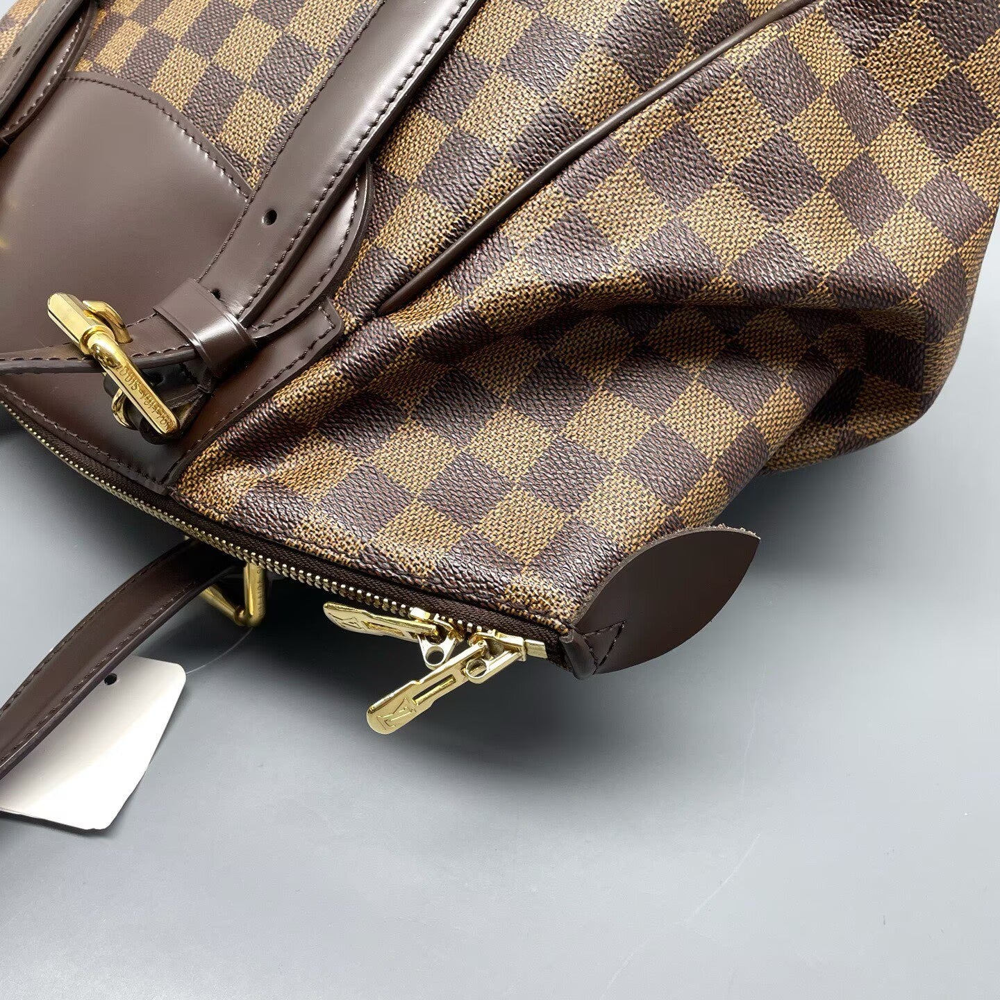 Louis Vuitton - Saleya - Damier Ebene coated canvas with leather trim - Brown - (medium)
