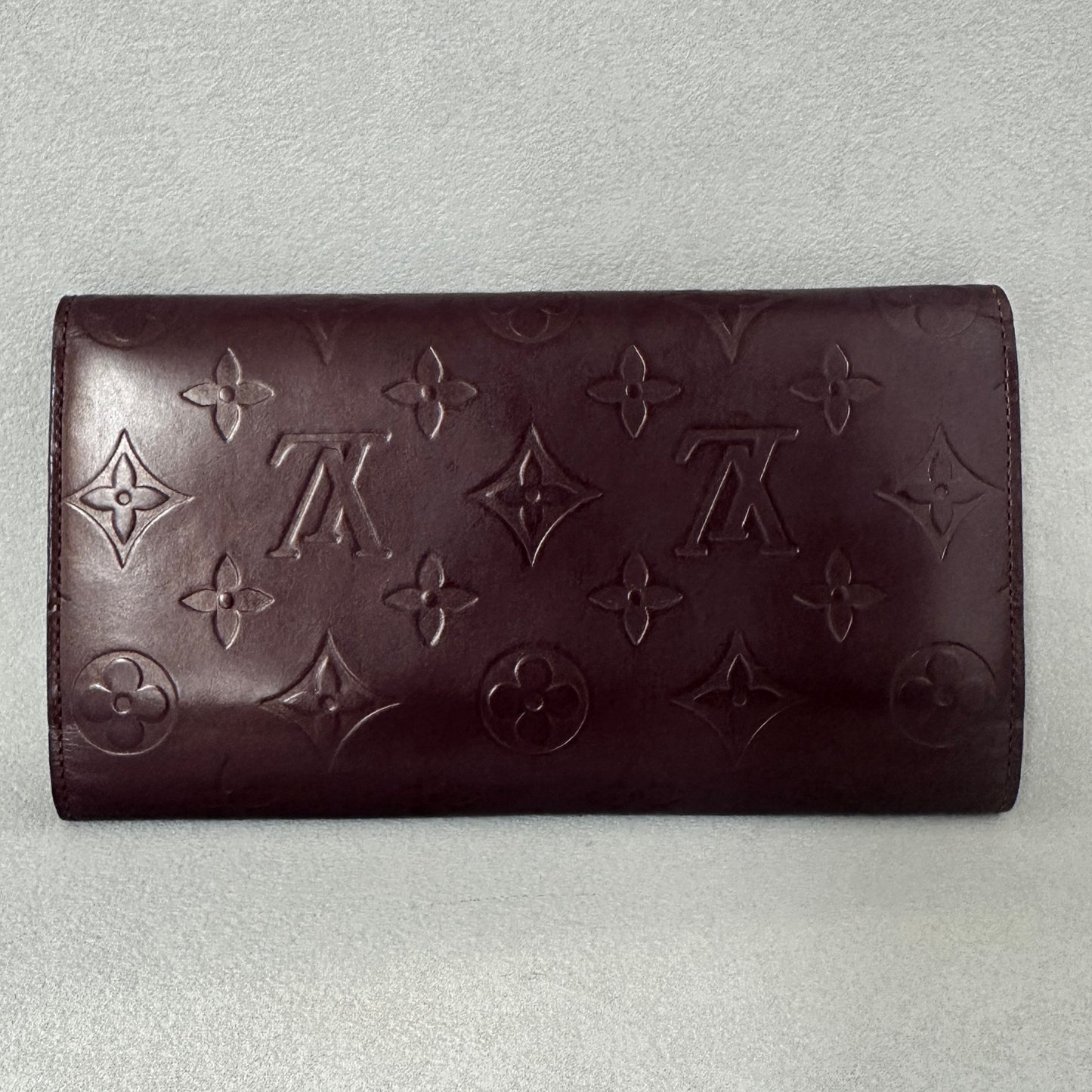 Louis Vuitton - Sarah Wallet - Patent leather - Burgundy - (Other)