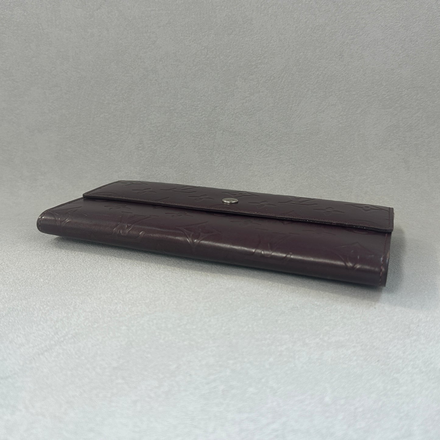 Louis Vuitton - Sarah Wallet - Patent leather - Burgundy - (Other)