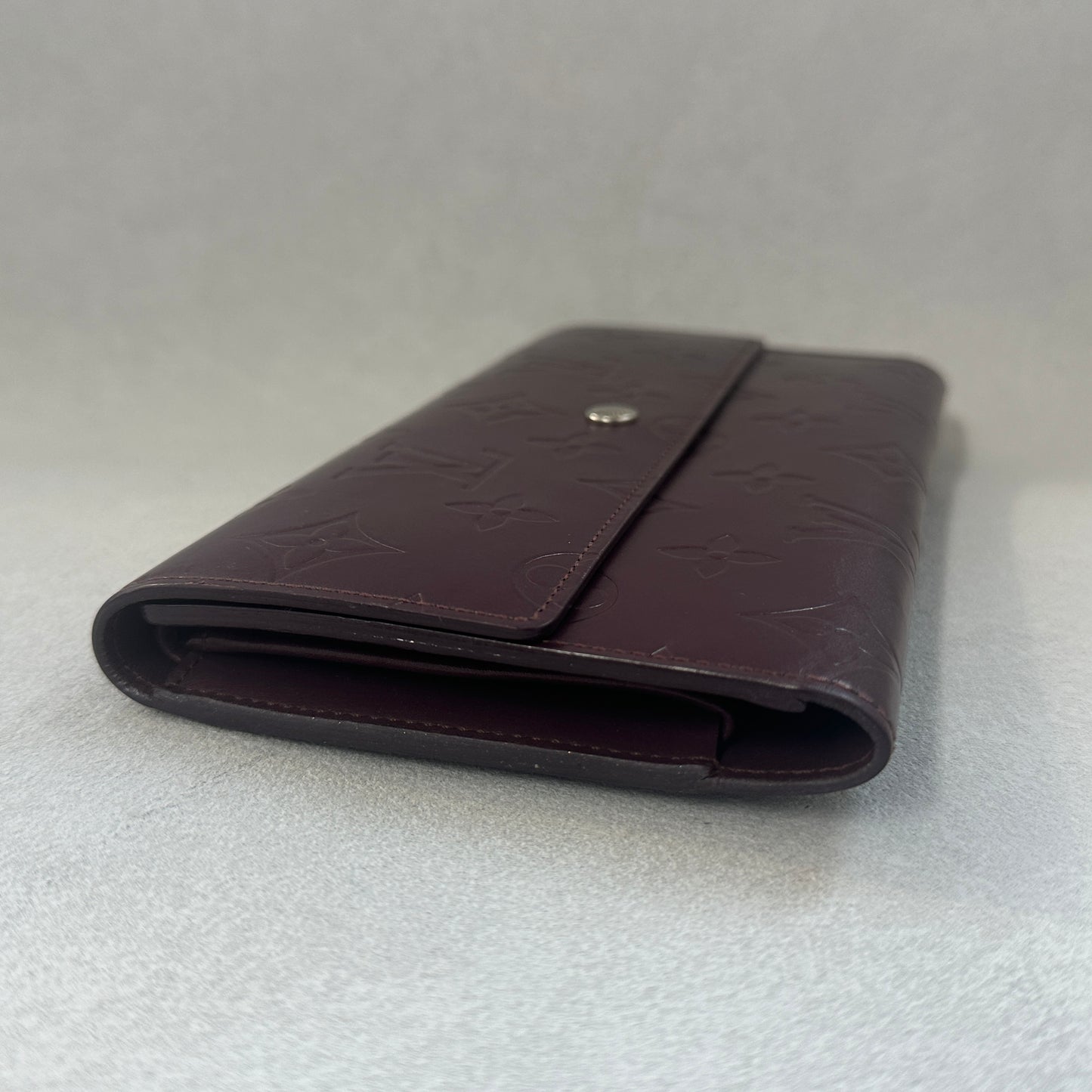 Louis Vuitton - Sarah Wallet - Patent leather - Burgundy - (Other)
