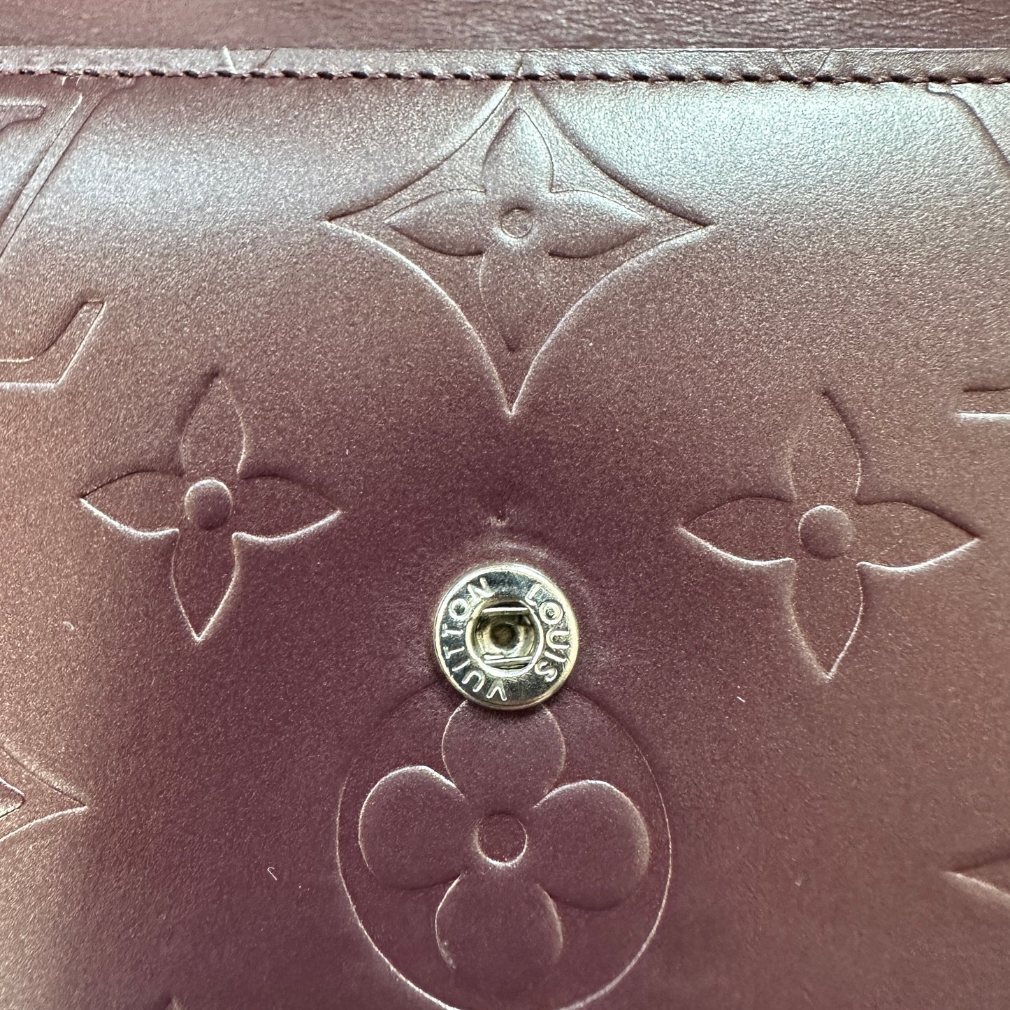 Louis Vuitton - Sarah Wallet - Patent leather - Burgundy - (Other)