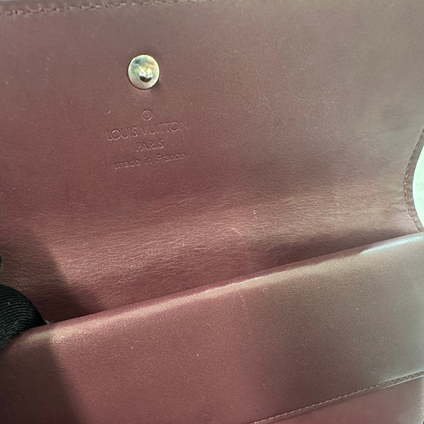 Louis Vuitton - Sarah Wallet - Patent leather - Burgundy - (Other)