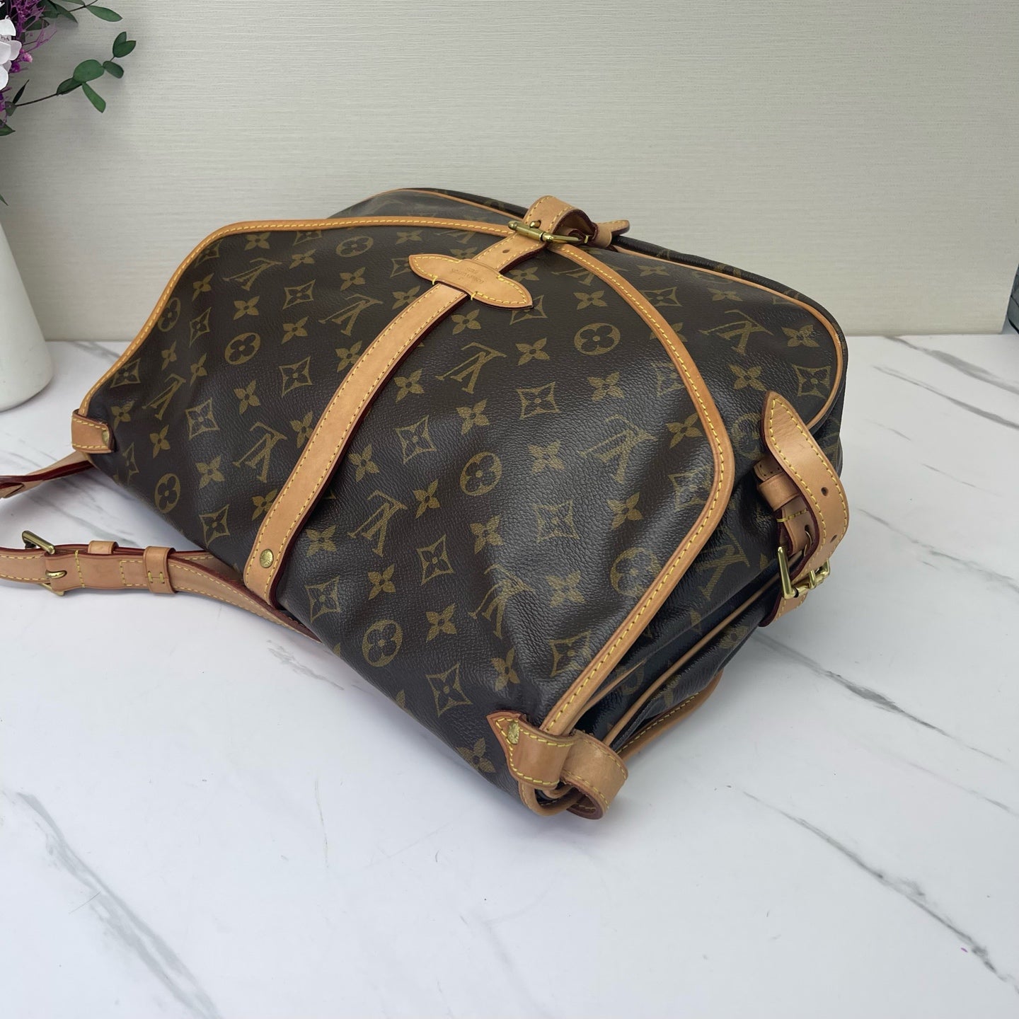 Louis Vuitton - Saumur - Leather - Brown - (Large)