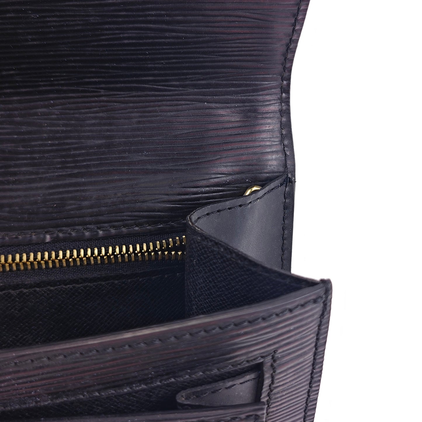 Louis Vuitton - Sellier Monceau - Leather - Navy - (medium)