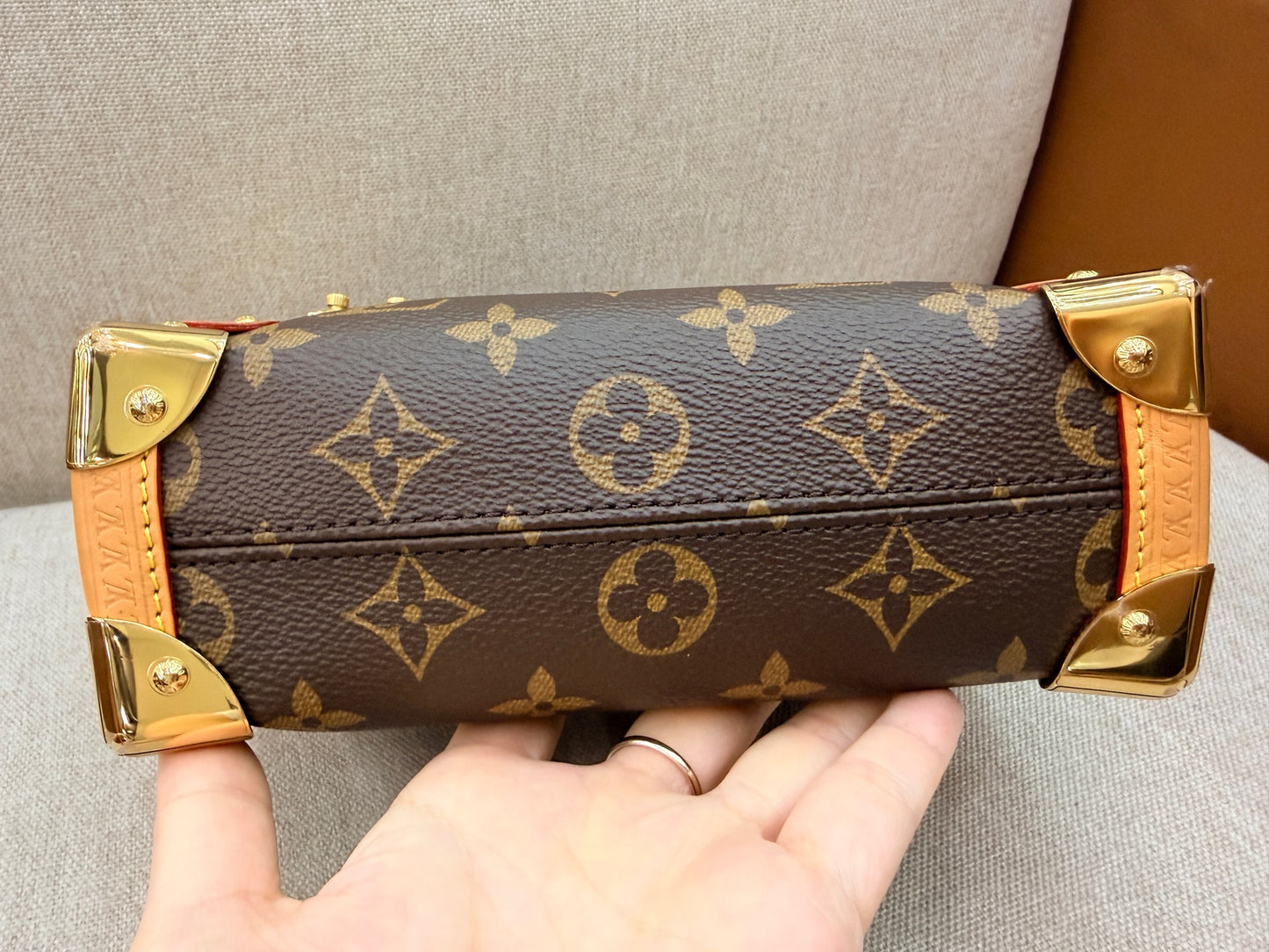 Louis Vuitton - Side Trunk - Leather - Brown - (Small)