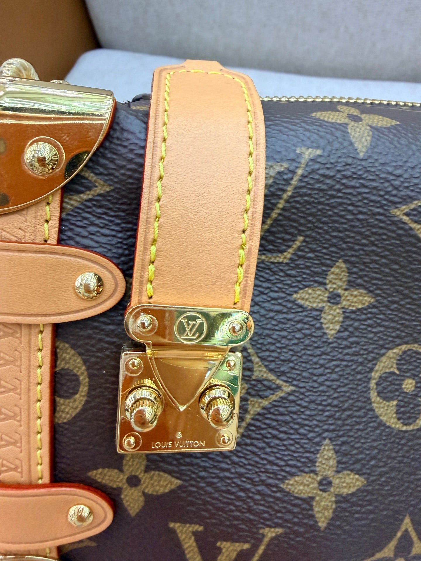 Louis Vuitton - Side Trunk - Leather - Brown - (Small)