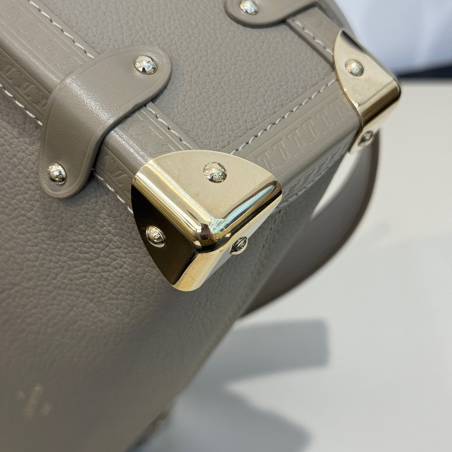 Louis Vuitton - Side Trunk Soft Trunk - Grained leather - Grey - (mini)