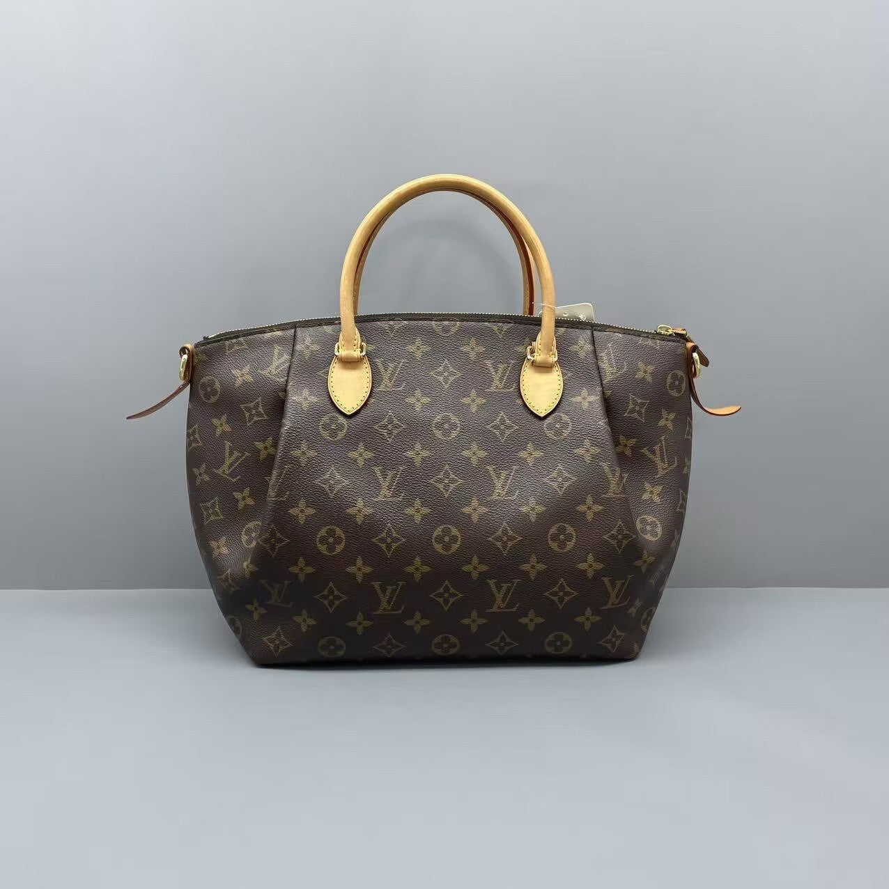 Louis Vuitton - Siena PM - Monogram canvas with natural cowhide leather trim - Brown with natural Vachetta and gold-tone hardware - (Medium)