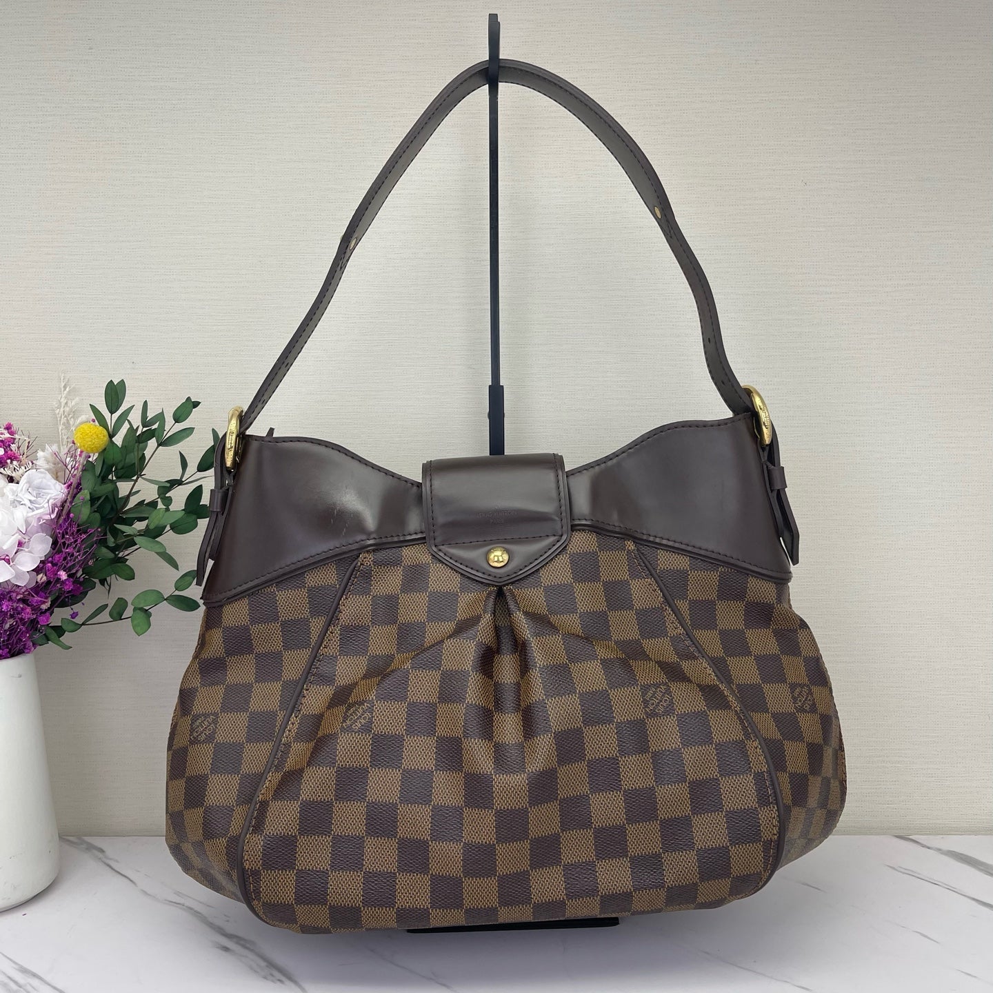 Louis Vuitton - Sistina - Synthetic - Brown - (medium)