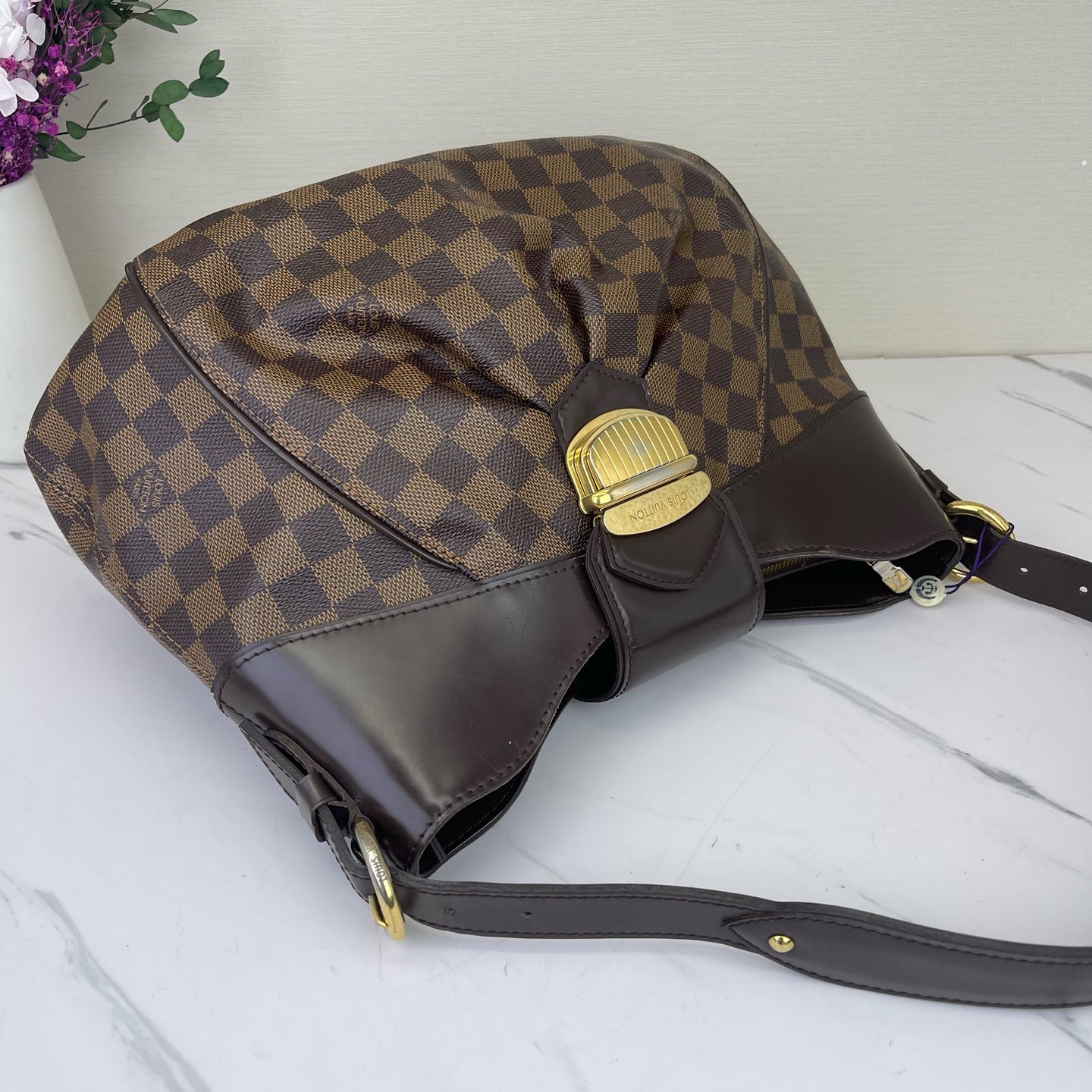 Louis Vuitton - Sistina - Synthetic - Brown - (Medium)