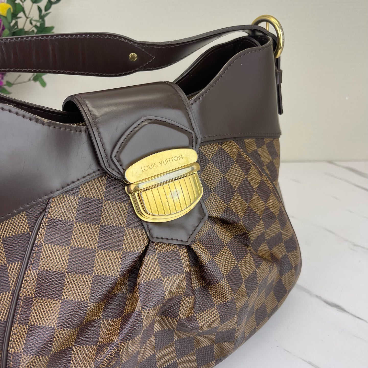 Louis Vuitton - Sistina - Synthetic - Brown - (Medium)