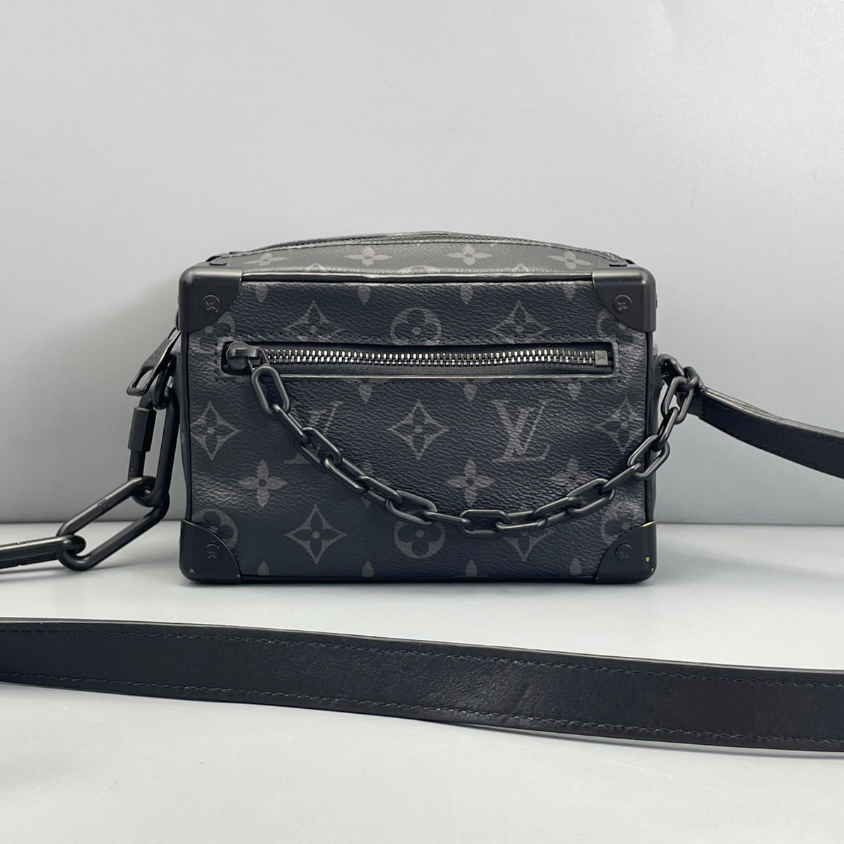 Louis Vuitton - Soft Trunk Box Bag - Synthetic - Black - (mini)