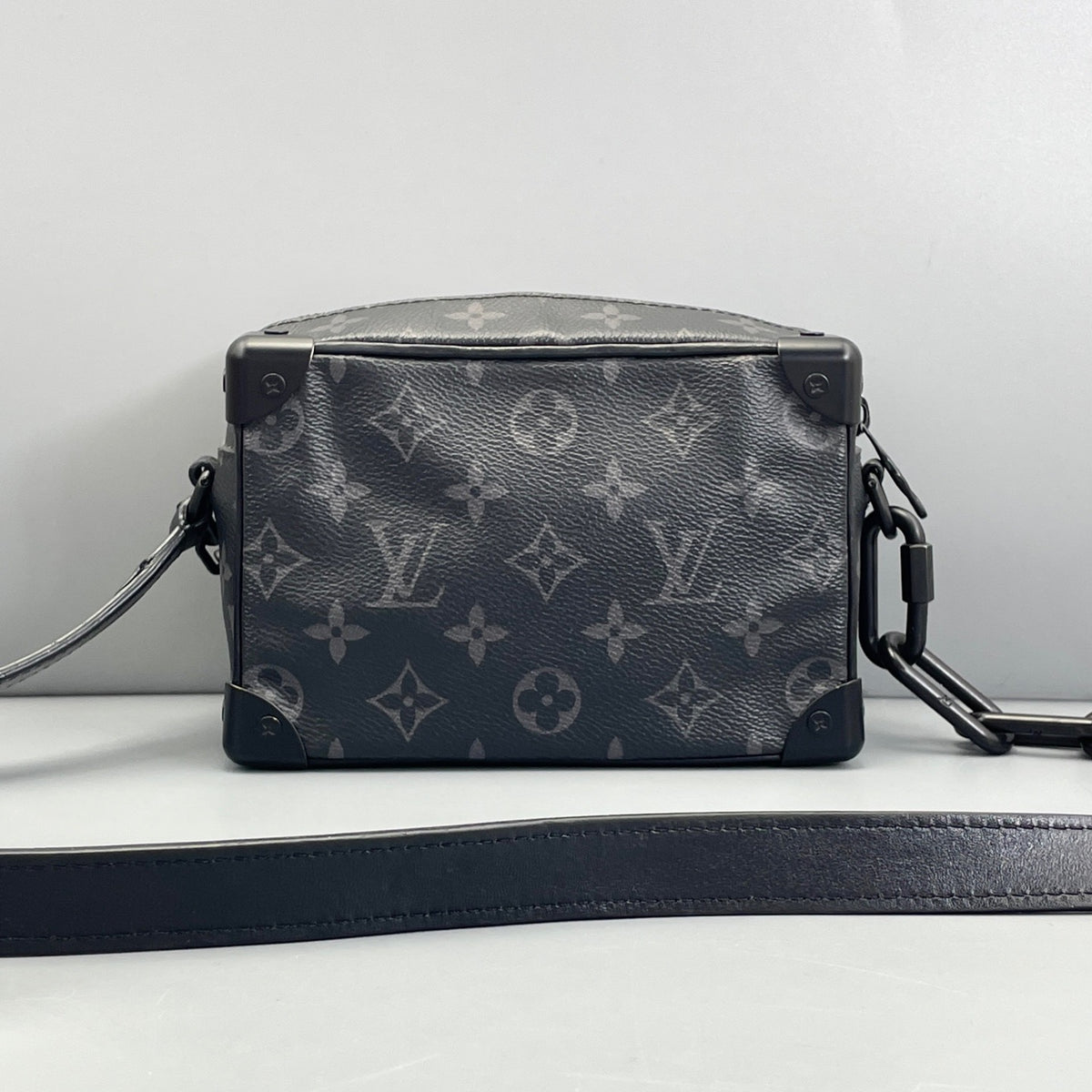 Louis Vuitton - Soft Trunk Box Bag - Synthetic - Black - (mini)