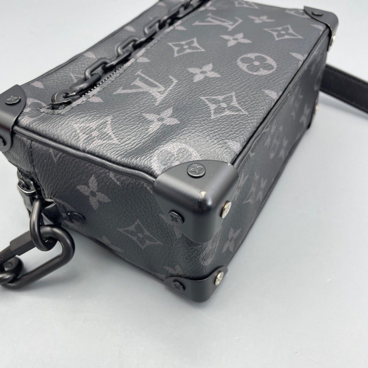 Louis Vuitton - Soft Trunk Box Bag - Synthetic - Black - (mini)
