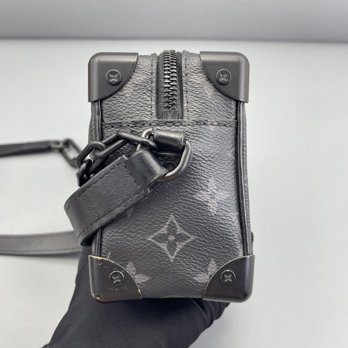 Louis Vuitton - Soft Trunk Box Bag - Synthetic - Black - (mini)