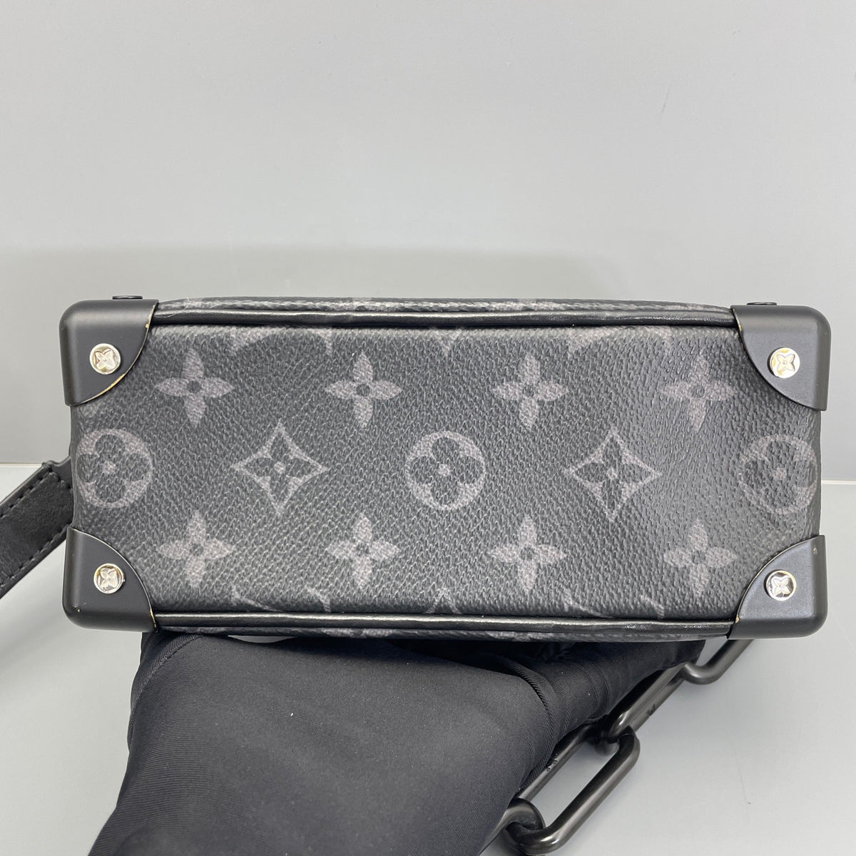 Louis Vuitton - Soft Trunk Box Bag - Synthetic - Black - (mini)
