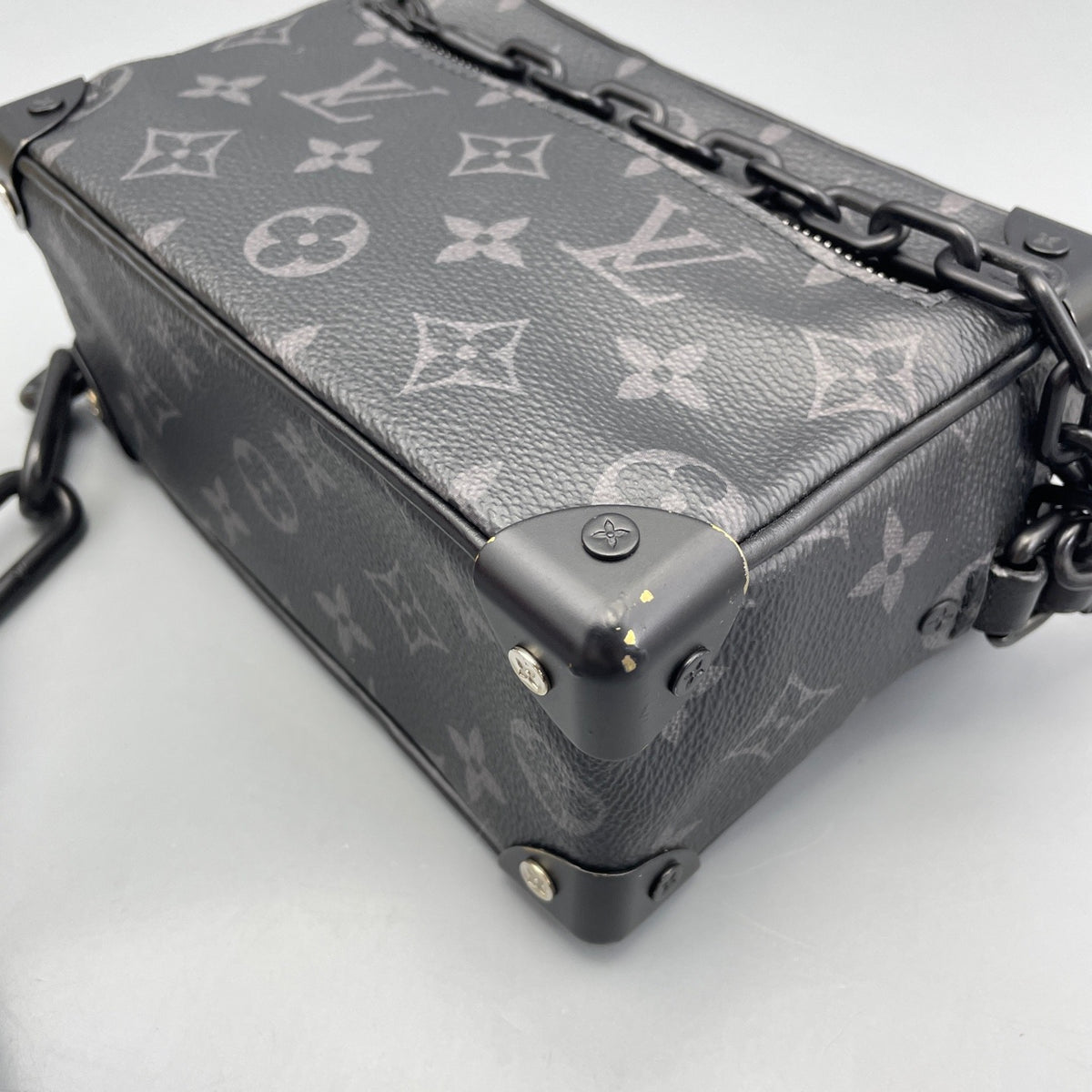 Louis Vuitton - Soft Trunk Box Bag - Synthetic - Black - (mini)
