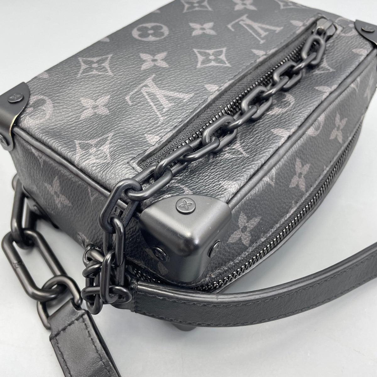 Louis Vuitton - Soft Trunk Box Bag - Synthetic - Black - (mini)