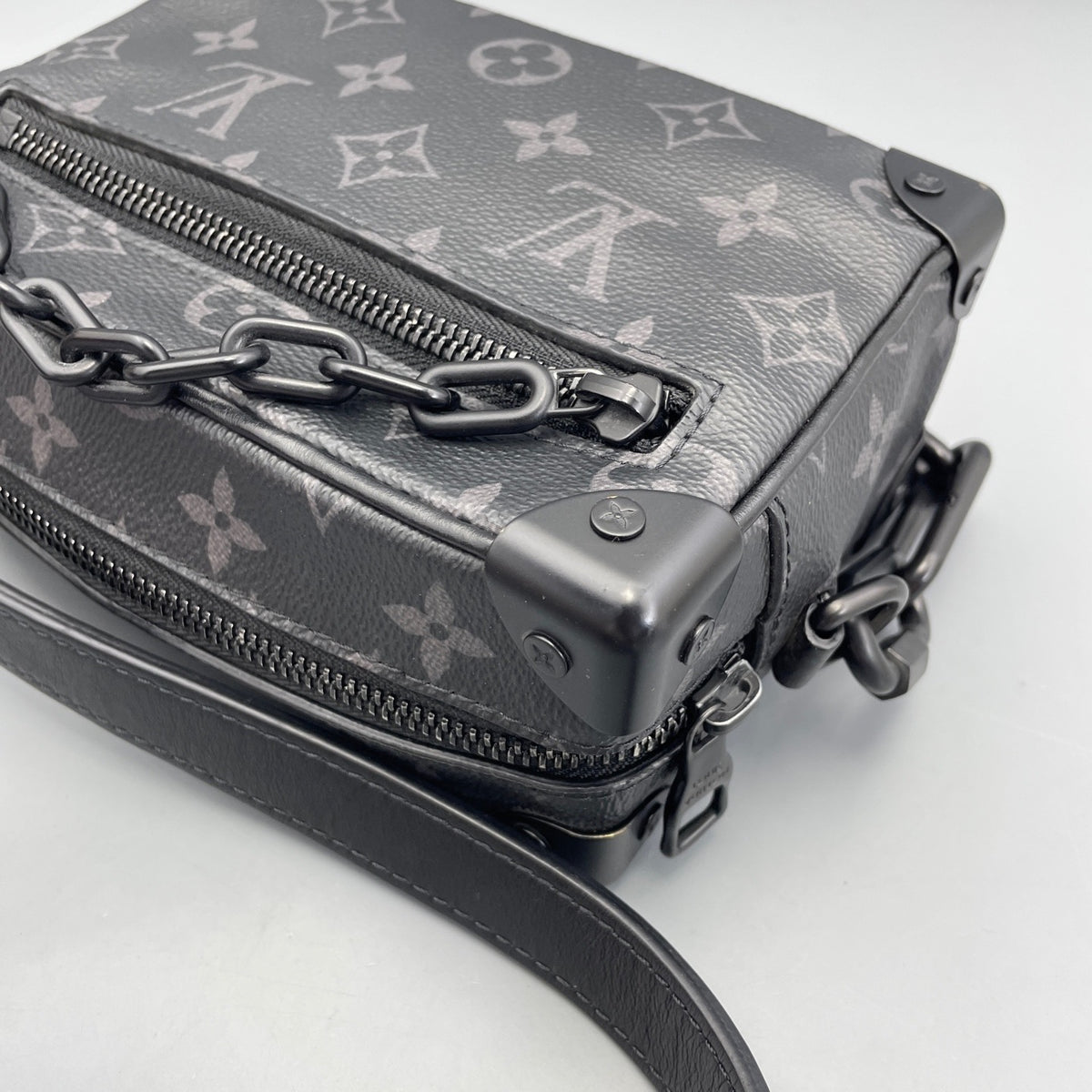 Louis Vuitton - Soft Trunk Box Bag - Synthetic - Black - (mini)