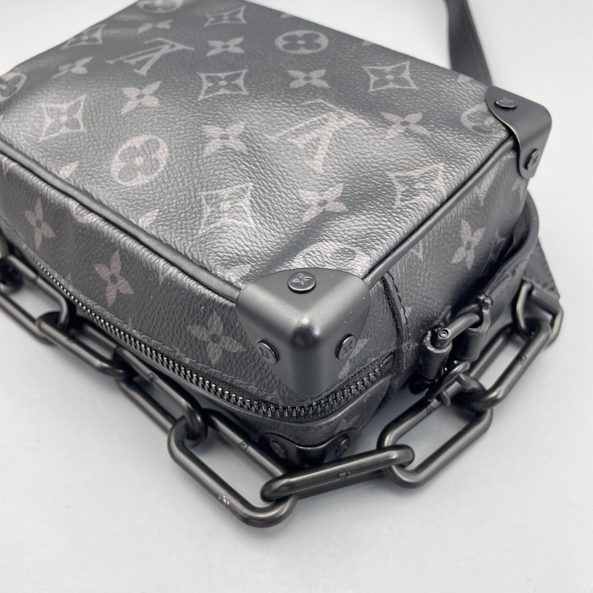 Louis Vuitton - Soft Trunk Box Bag - Synthetic - Black - (mini)