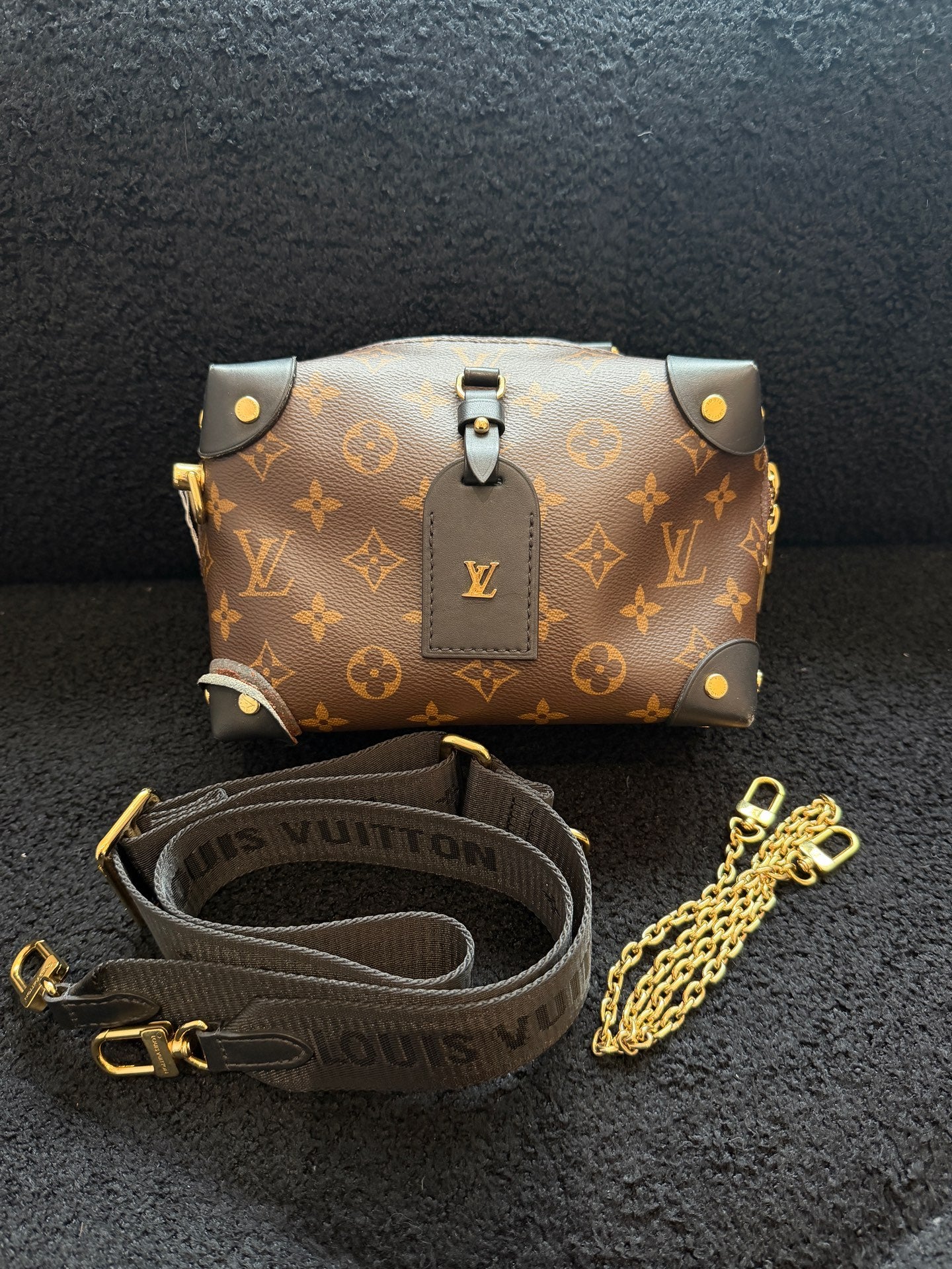 Louis Vuitton - Soft Trunk - Coated canvas with leather trim - Brown - (Mini)