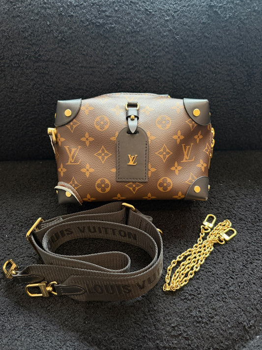 Louis Vuitton - Soft Trunk - Coated canvas with leather trim - Brown - (Mini)