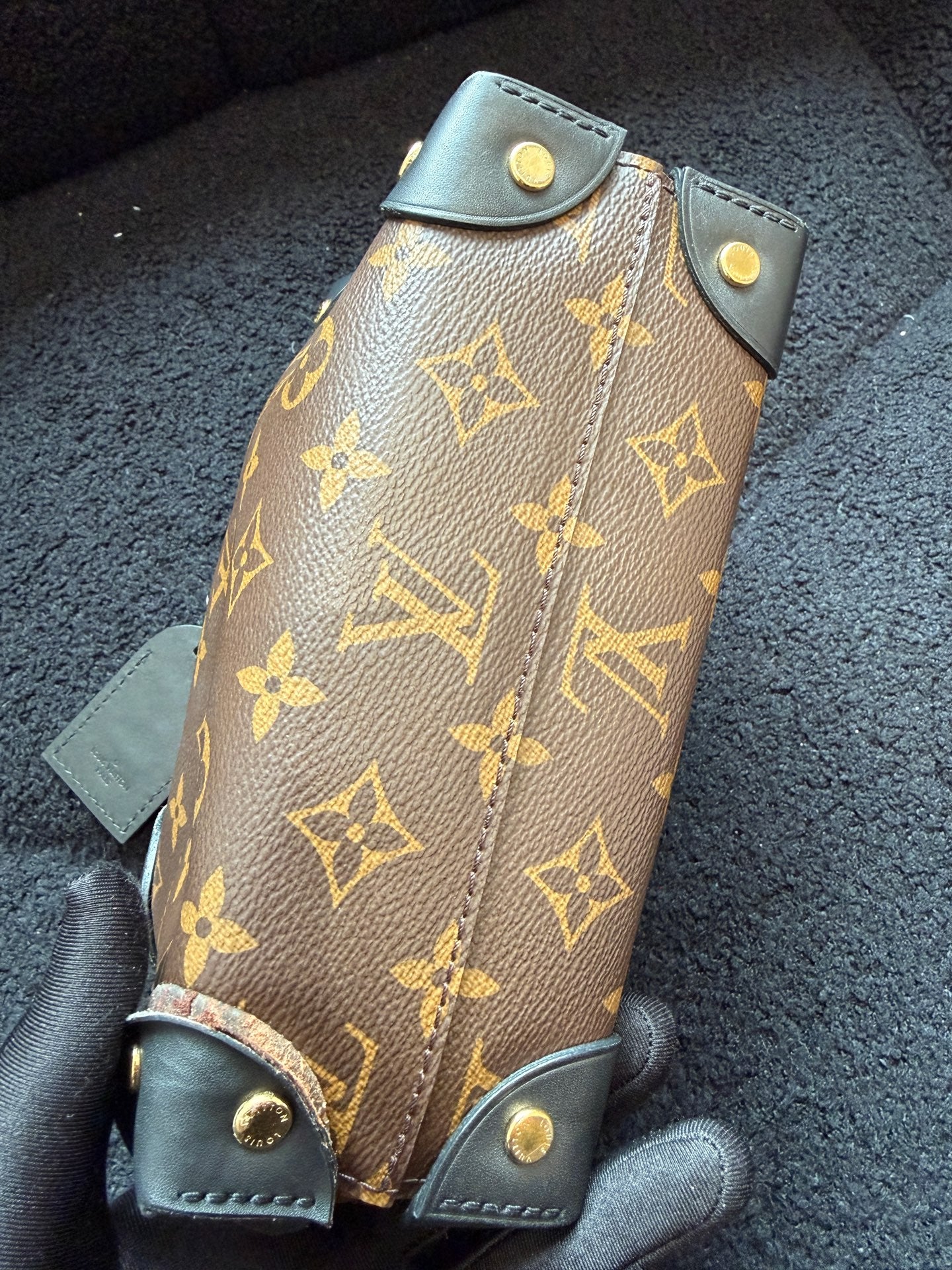 Louis Vuitton - Soft Trunk - Coated canvas with leather trim - Brown - (Mini)