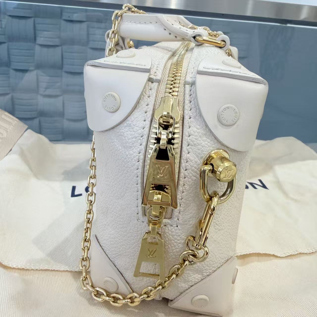 Louis Vuitton - Soft Trunk - Leather - Beige - (mini)