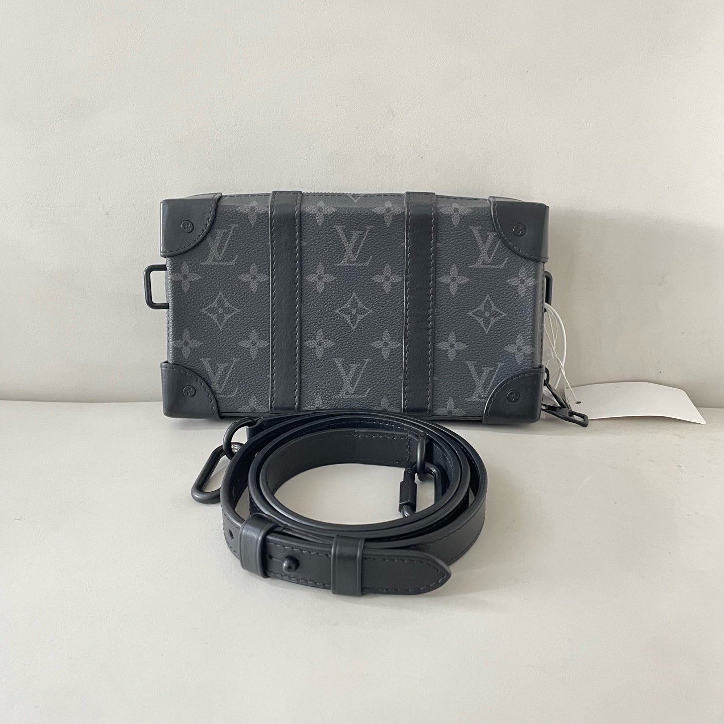 Louis Vuitton - Soft Trunk - Leather - Black - (mini)