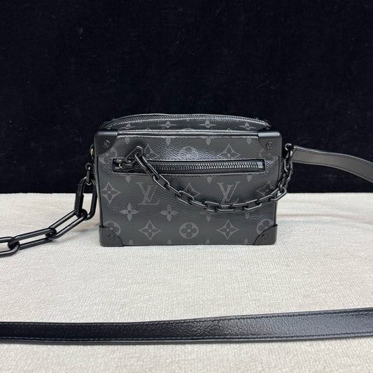 Louis Vuitton - Soft Trunk - Leather - Black - (mini)