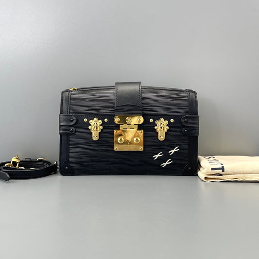 Louis Vuitton - Soft Trunk - Leather - Black - (mini)