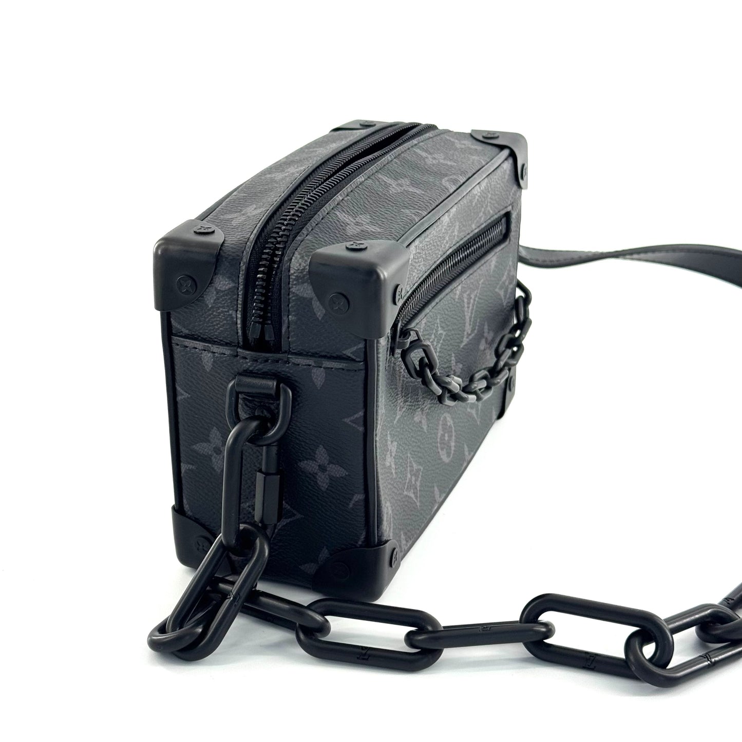 Louis Vuitton - Soft Trunk - Leather - Black - (mini)