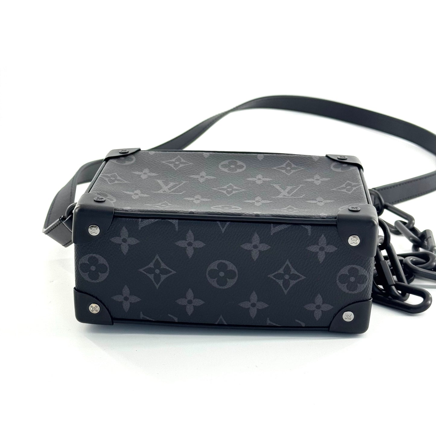 Louis Vuitton - Soft Trunk - Leather - Black - (mini)