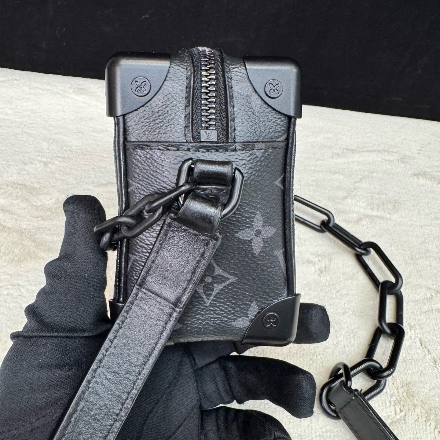 Louis Vuitton - Soft Trunk - Leather - Black - (mini)