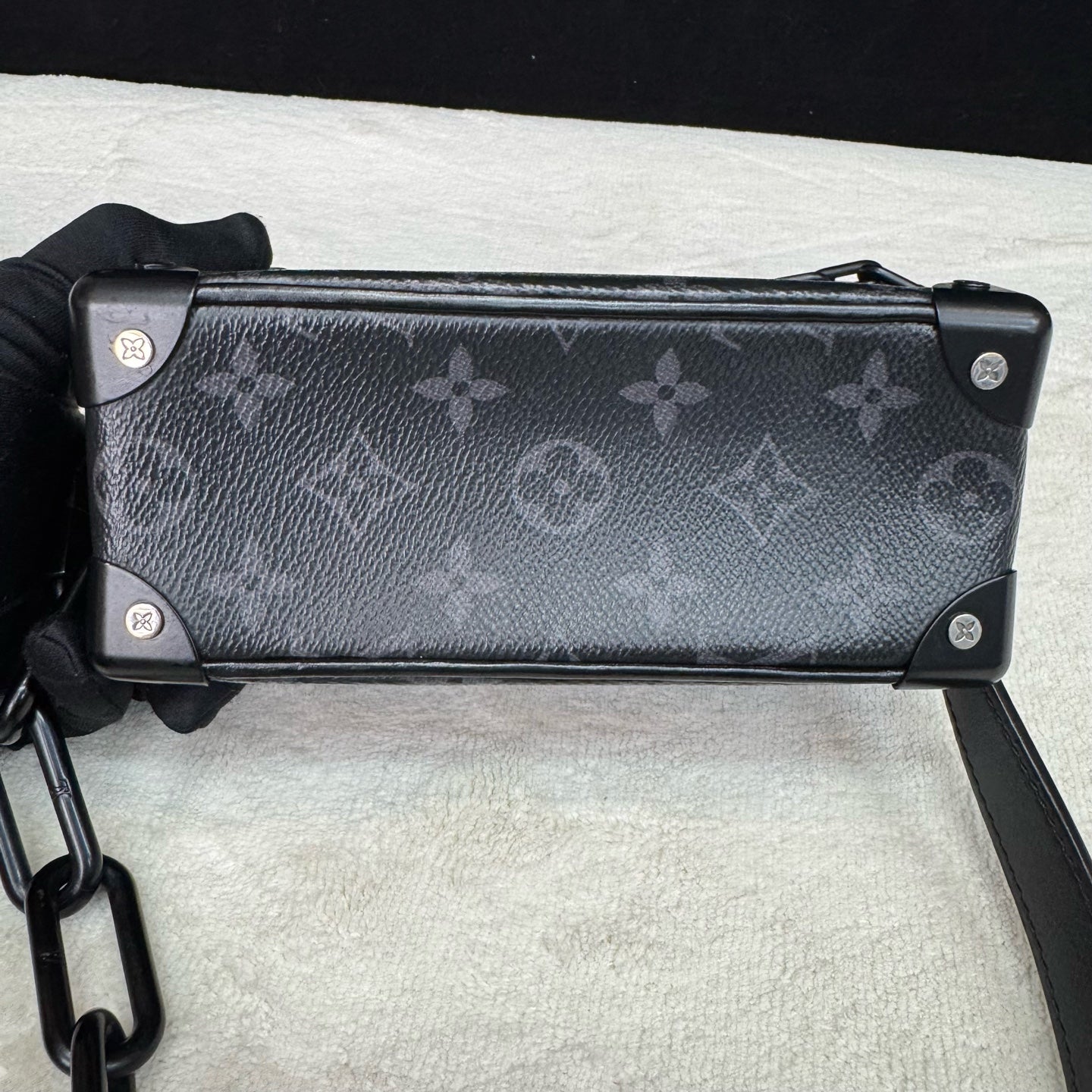 Louis Vuitton - Soft Trunk - Leather - Black - (mini)