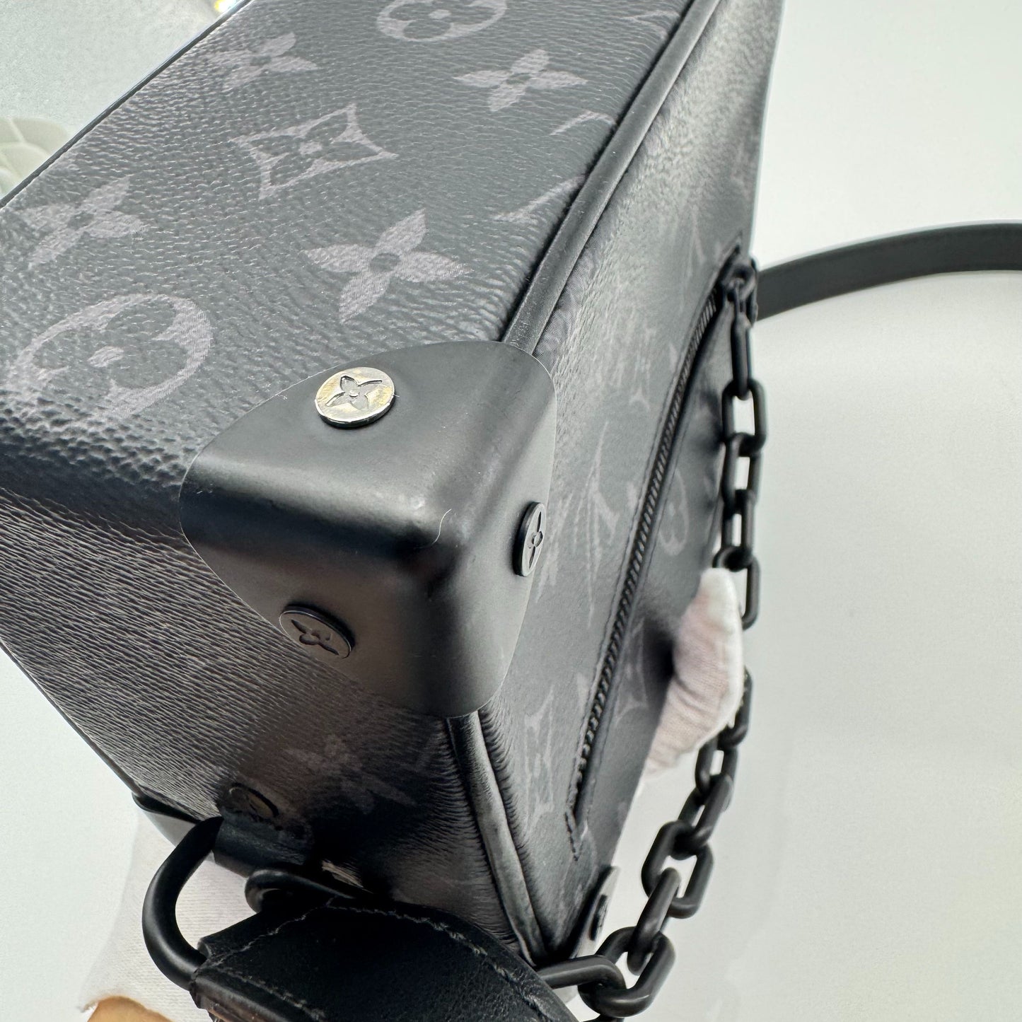 Louis Vuitton - Soft Trunk - Leather - Black - (mini)