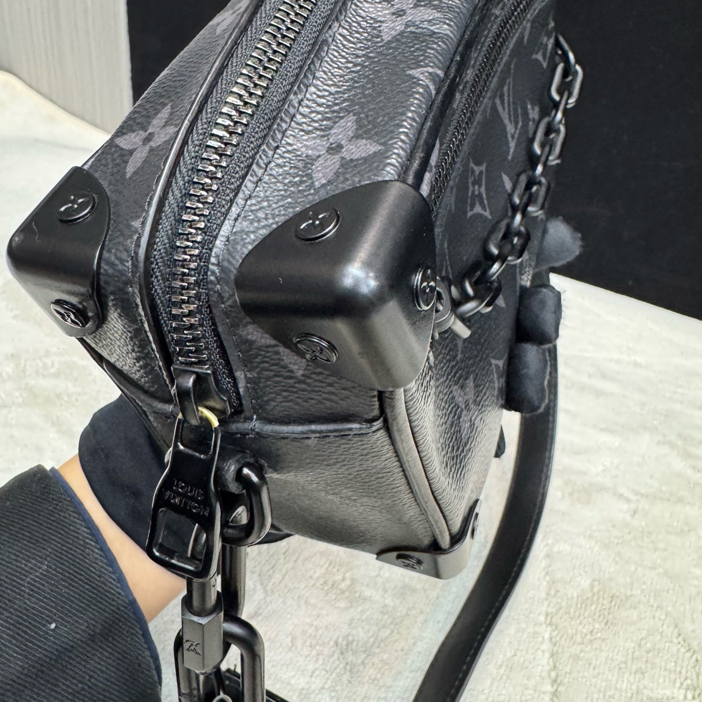 Louis Vuitton - Soft Trunk - Leather - Black - (mini)
