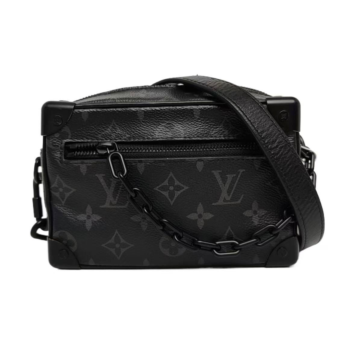 Louis Vuitton - Soft Trunk M44735 - Monogram Eclipse coated canvas - Black - (mini)