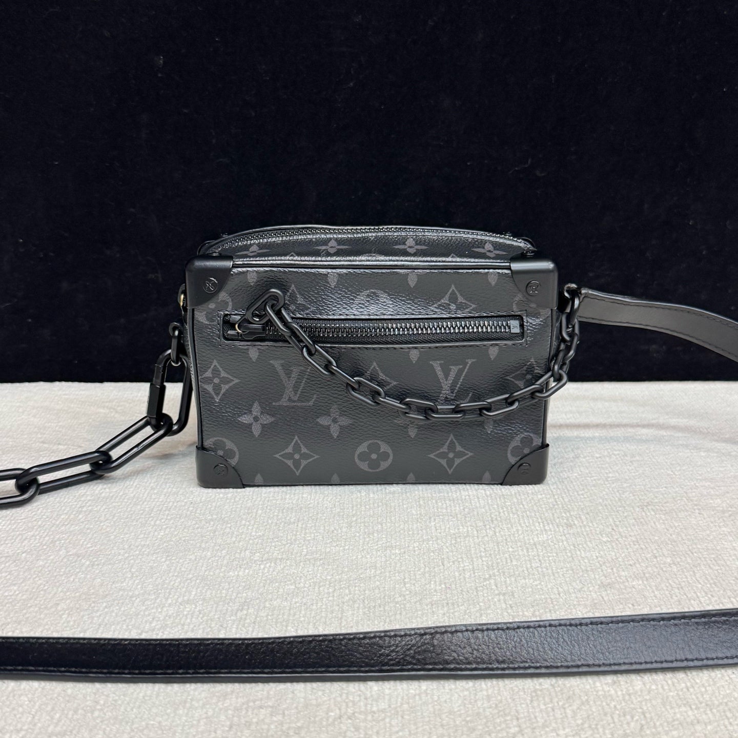 Louis Vuitton - Soft Trunk mini - Leather - Black - (mini)