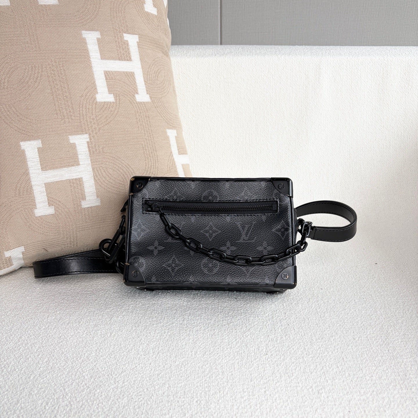 Louis Vuitton - Soft Trunk Mini - Leather - Black - (mini)