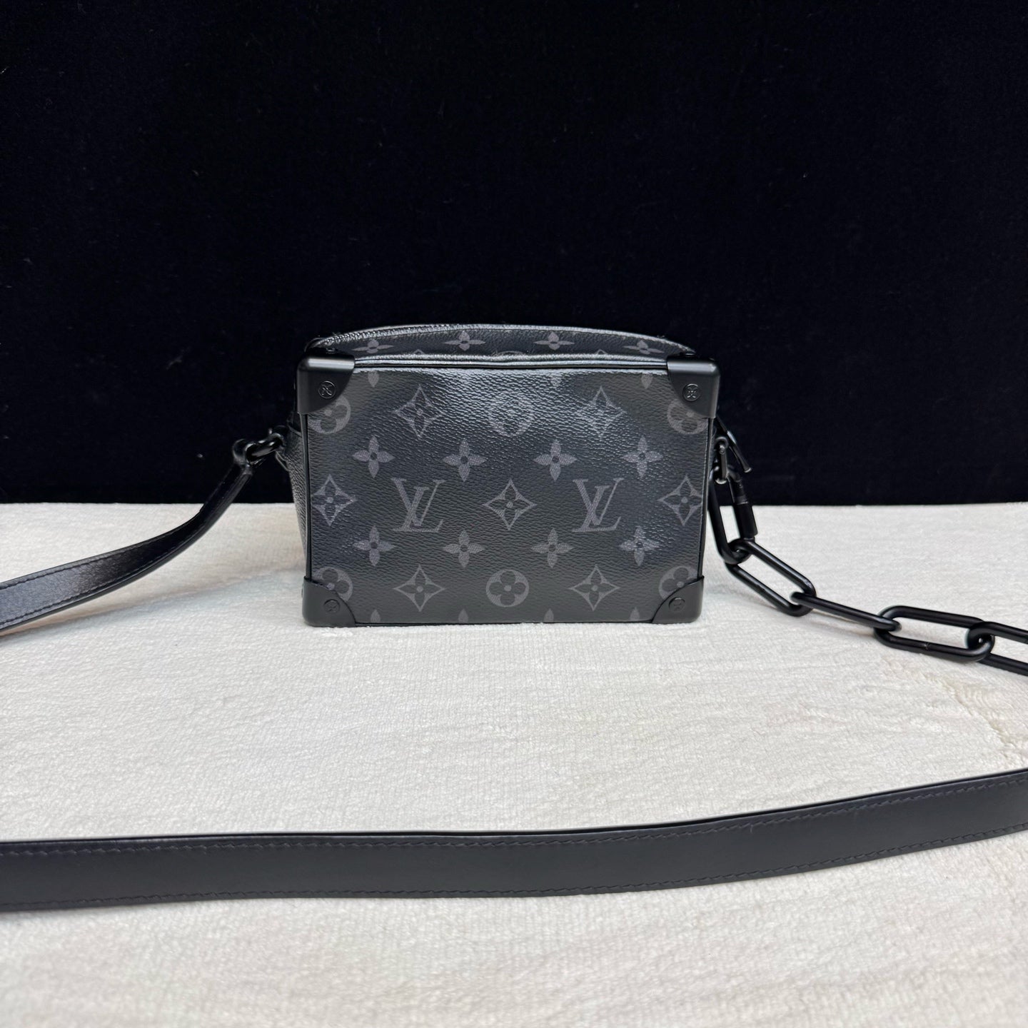 Louis Vuitton - Soft Trunk Mini - Leather - Black - (mini)