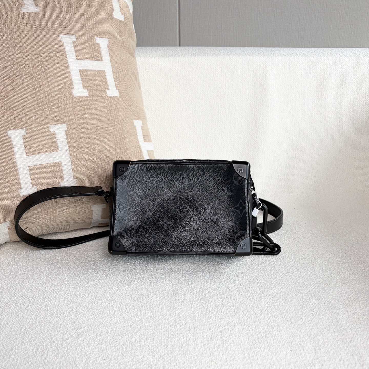 Louis Vuitton - Soft Trunk Mini - Leather - Black - (mini)