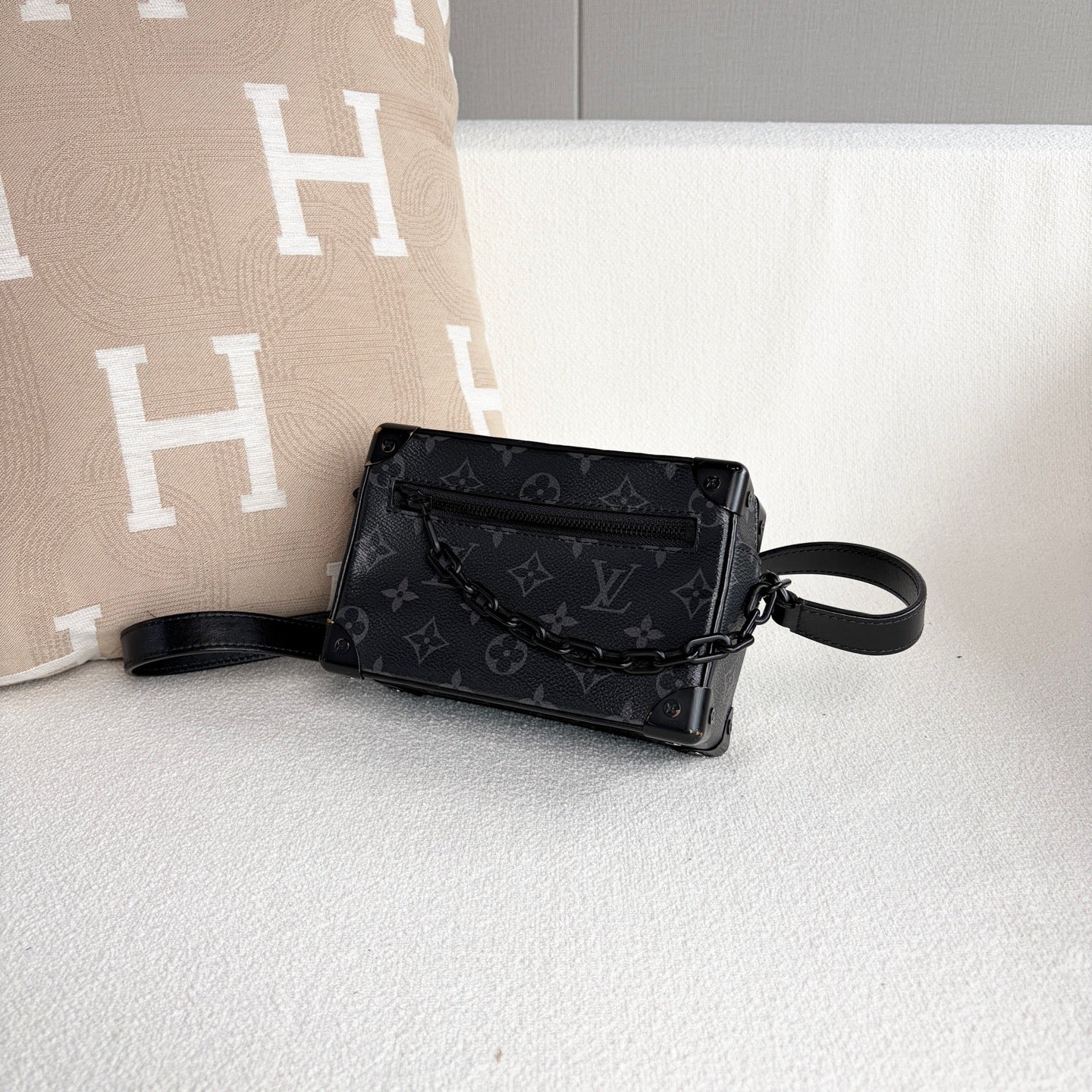 Louis Vuitton - Soft Trunk Mini - Leather - Black - (mini)