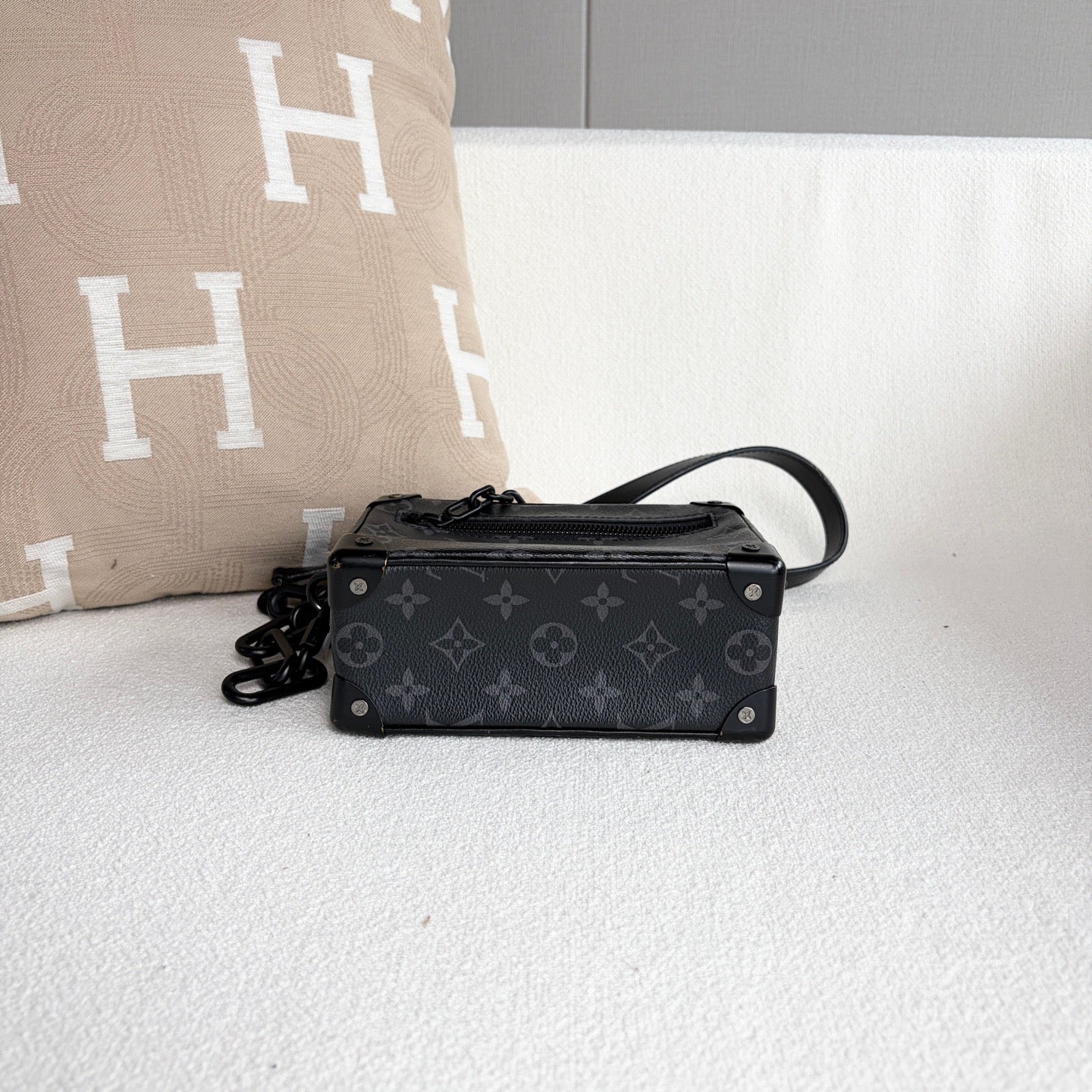 Louis Vuitton - Soft Trunk Mini - Leather - Black - (mini)