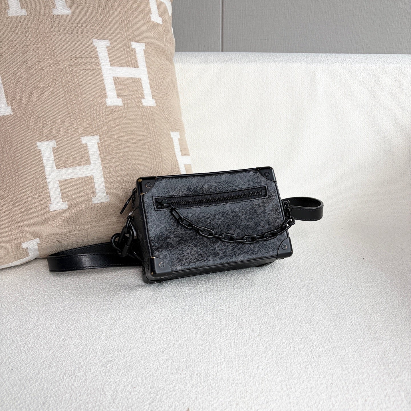 Louis Vuitton - Soft Trunk Mini - Leather - Black - (mini)