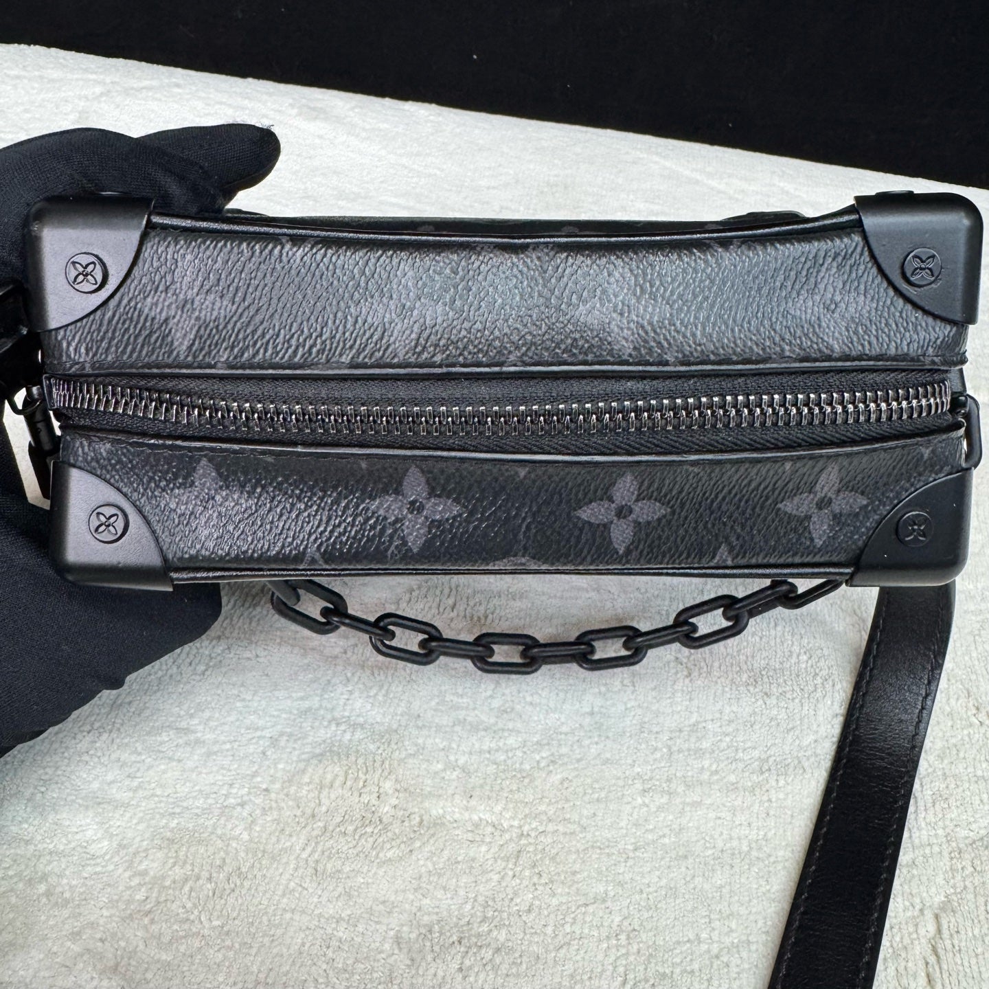 Louis Vuitton - Soft Trunk mini - Leather - Black - (mini)