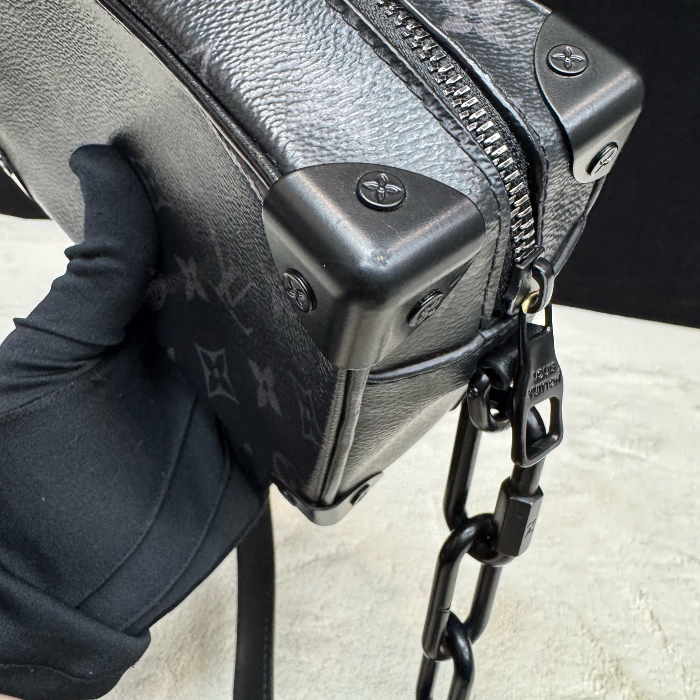 Louis Vuitton - Soft Trunk Mini - Leather - Black - (mini)